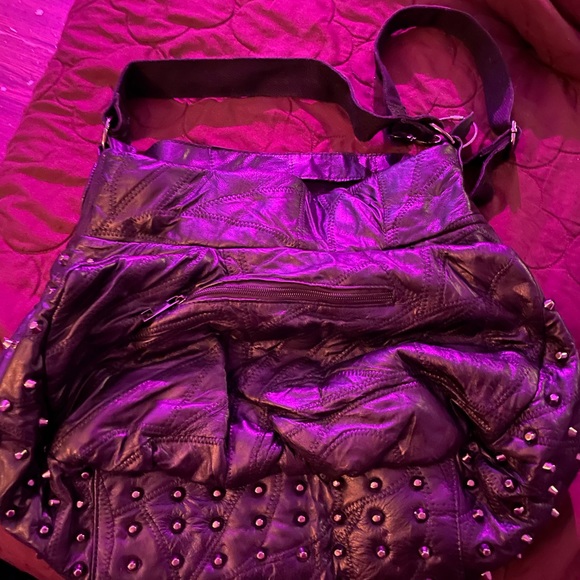 All leather short and long straps oversized purse/bag - Picture 3 of 3